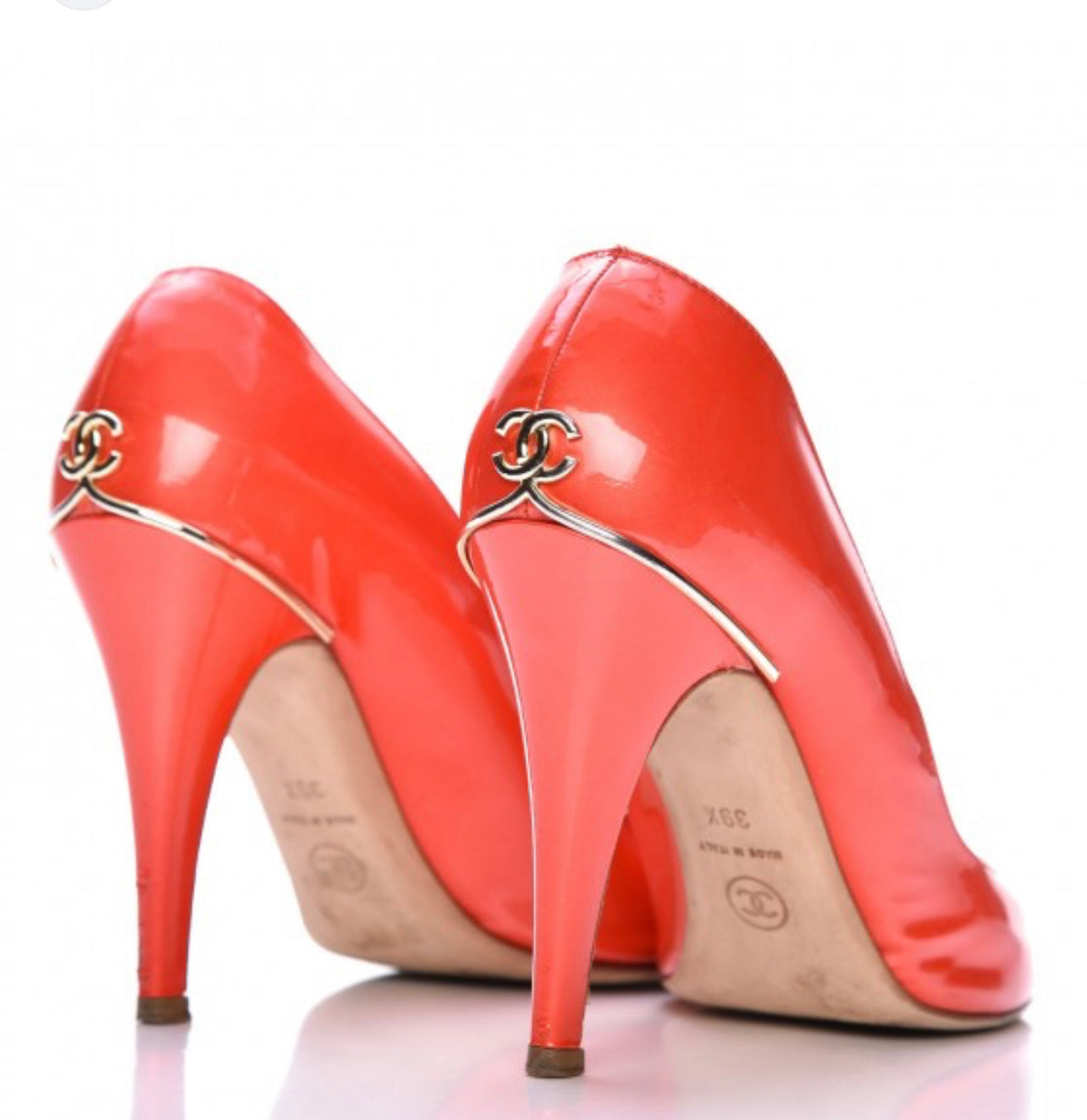 Chanel Coral Heels 2008 Cruise Collection