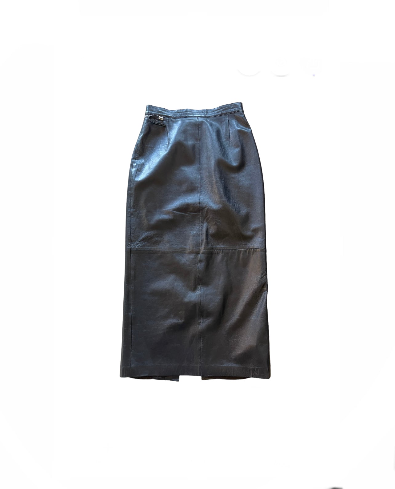 Gerry Weber Black Leather Maxi Skirt