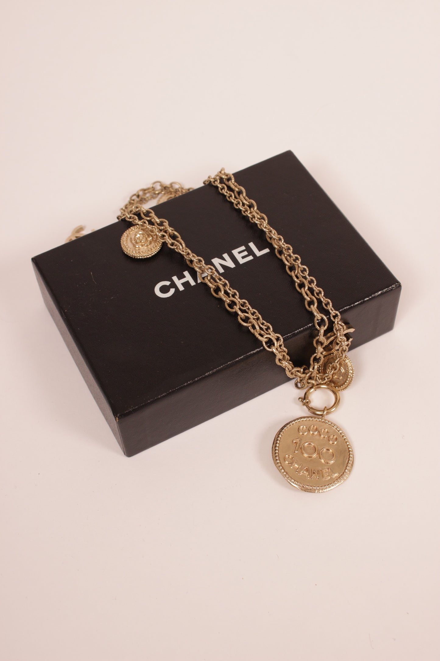 Chanel 100th Anniversary Coin Necklace