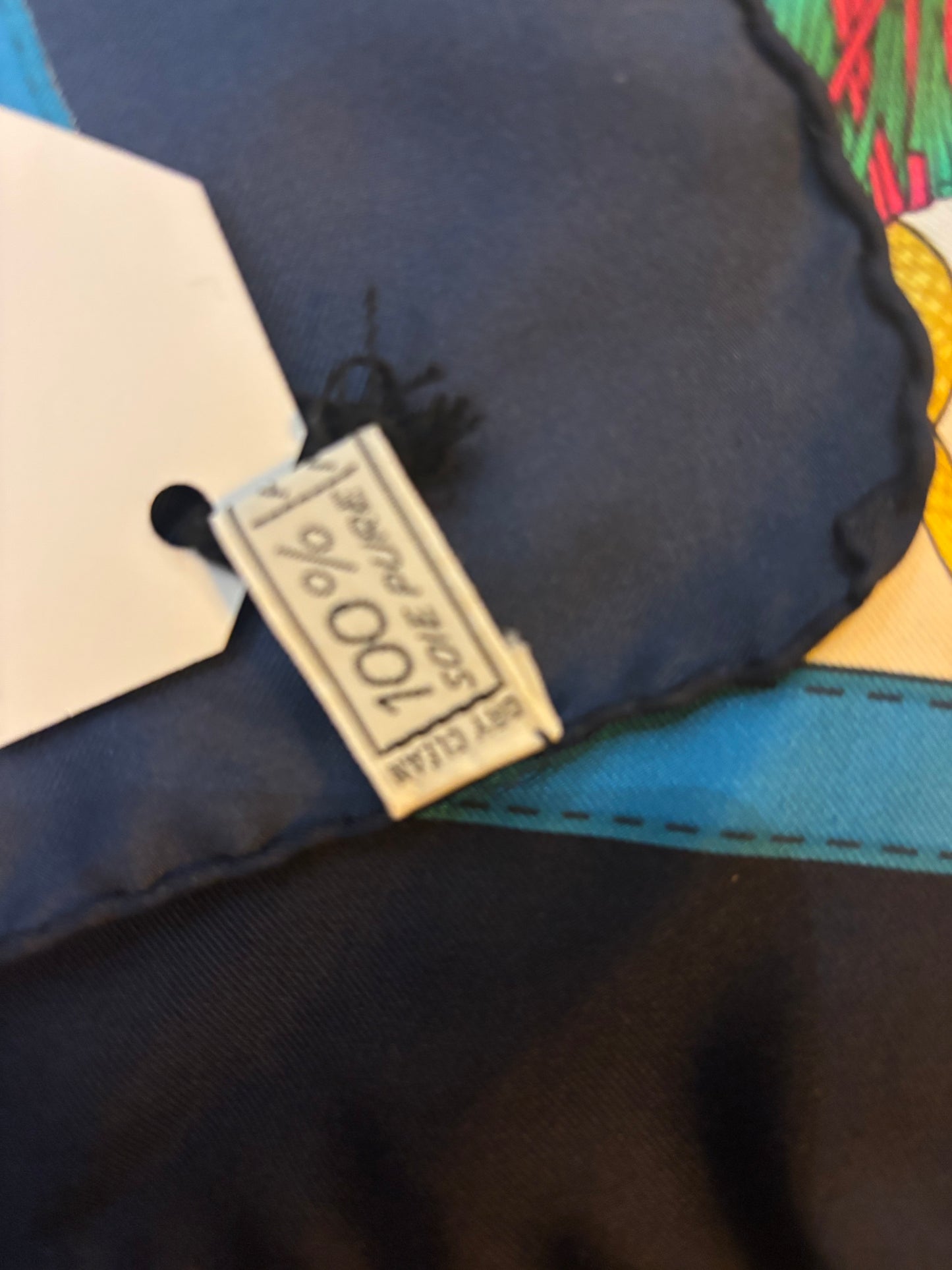 Vintage Celine Silk Scarf