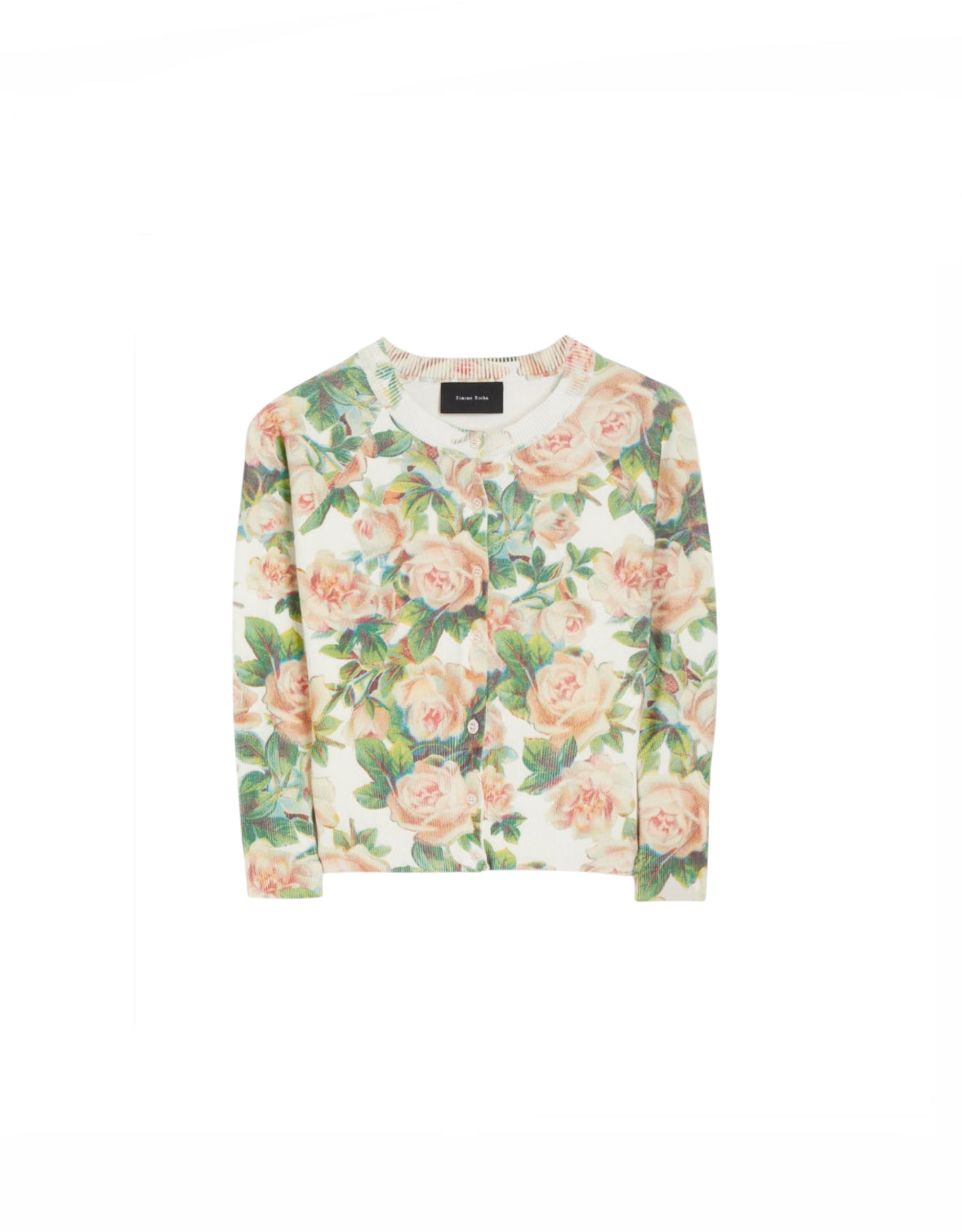 Simone Rocha Rose Print Cardigan
