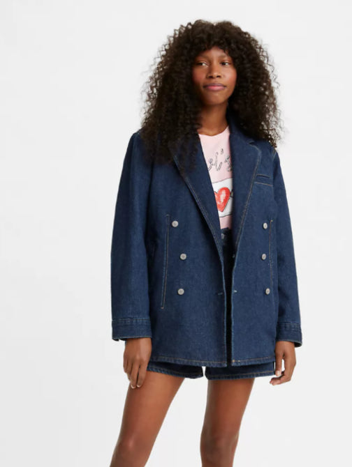 Ganni x Levi Denim Blazer