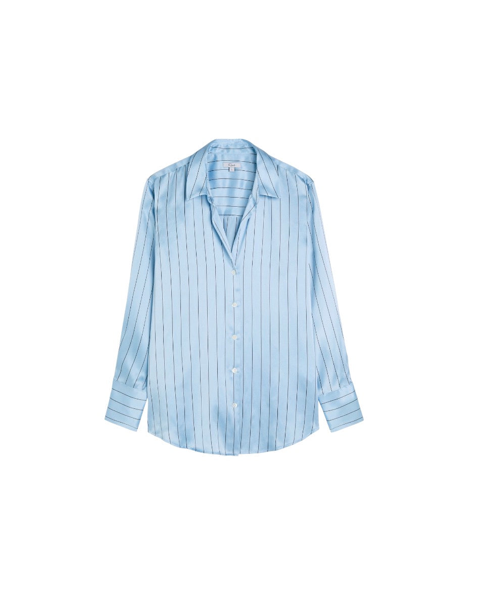 Rails Striped Silk Shirt