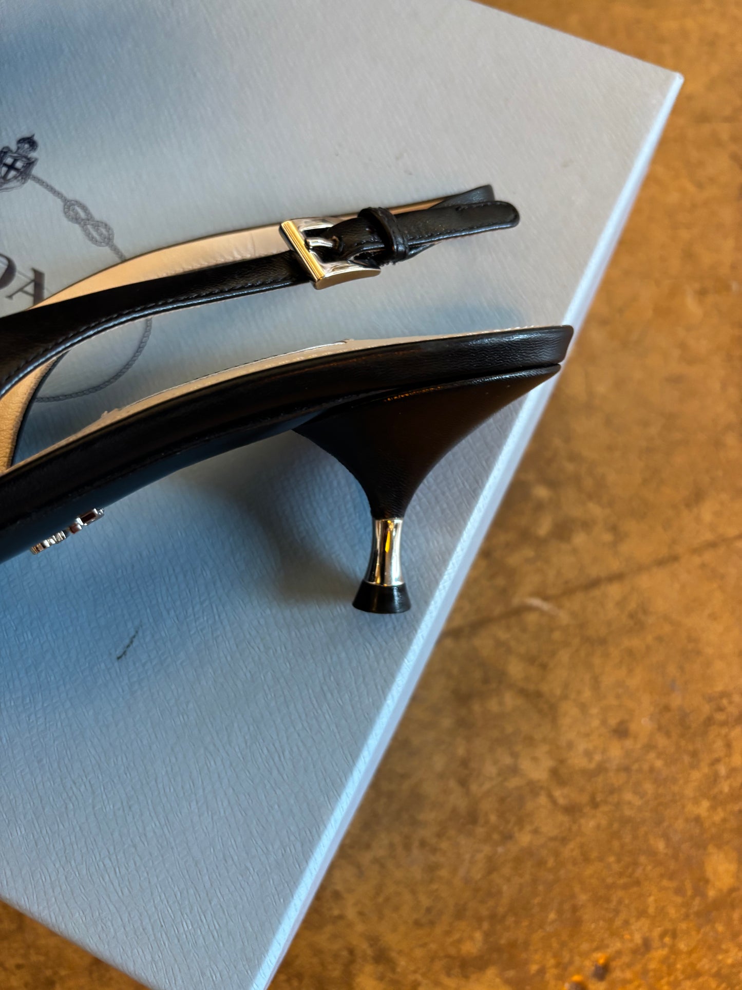 Prada Bow Kitten Heels