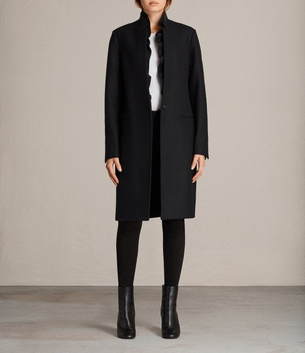 All Saints Mae Ruffle Coat