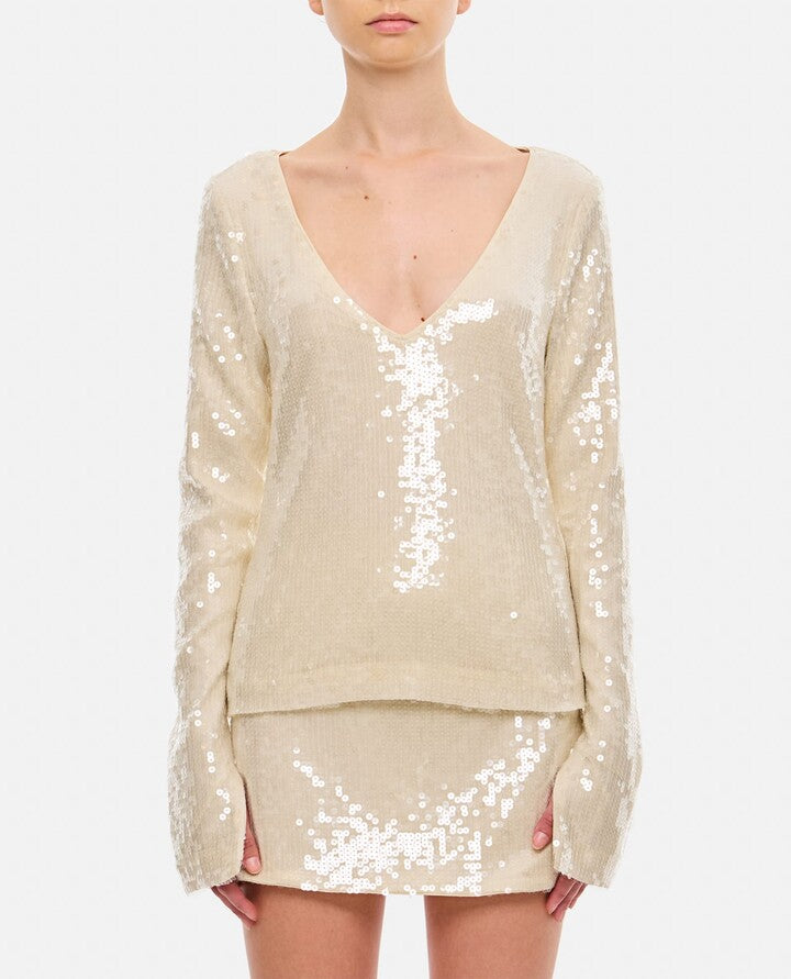 Rotate Sequin Top - nwt