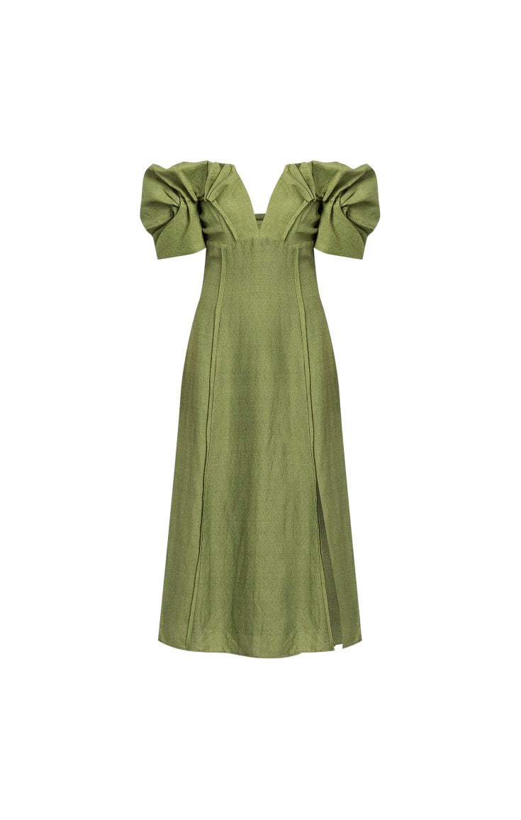 Cult Gaia Linen Dress - nwt