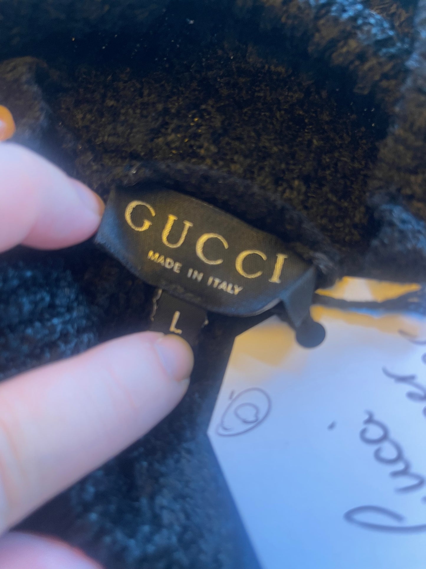Vintage Gucci Velvet Knit Jumper
