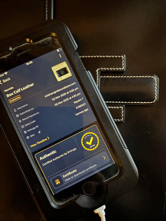 Vintage Hermes Black Leather Jige Clutch