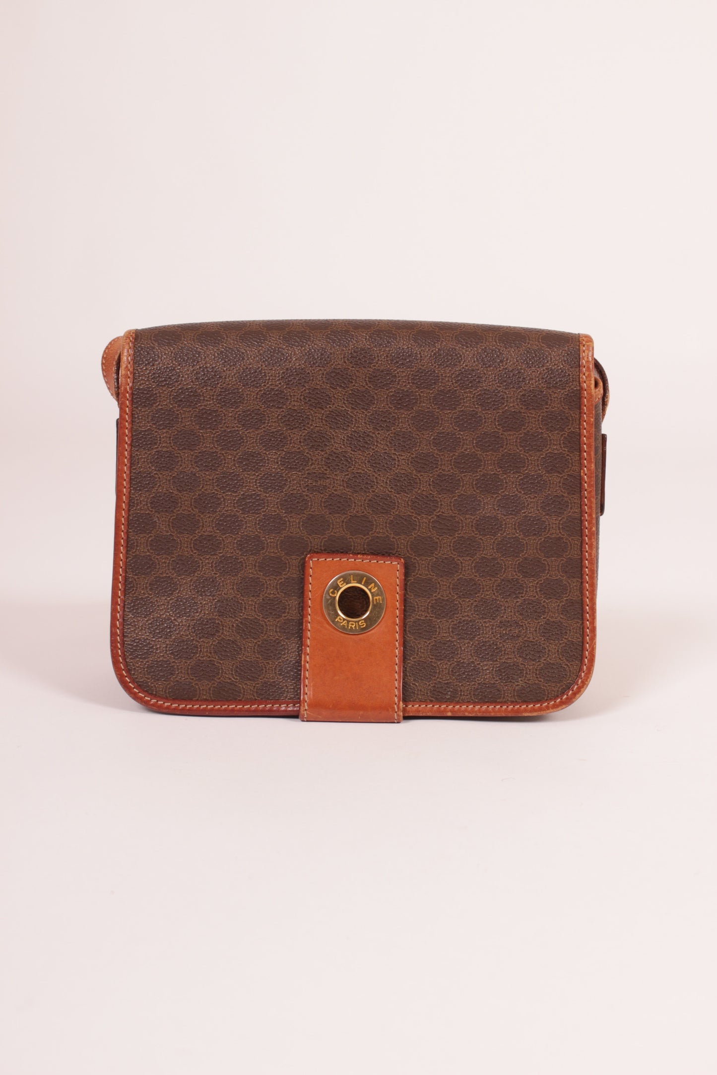 Vintage Celine Macadam Crossbody Bag