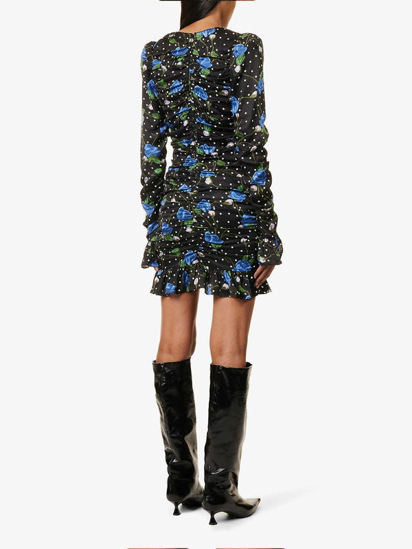 Rotate Floral Ruffle Dress - nwt