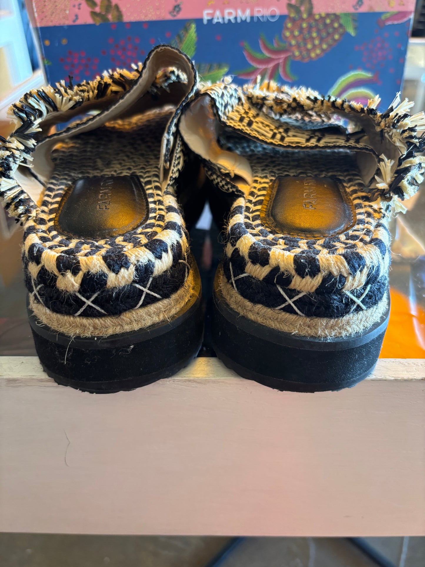 Farm Rio Woven Slides
