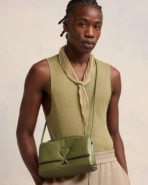 AMI Paris Voulez Vous Green Bag