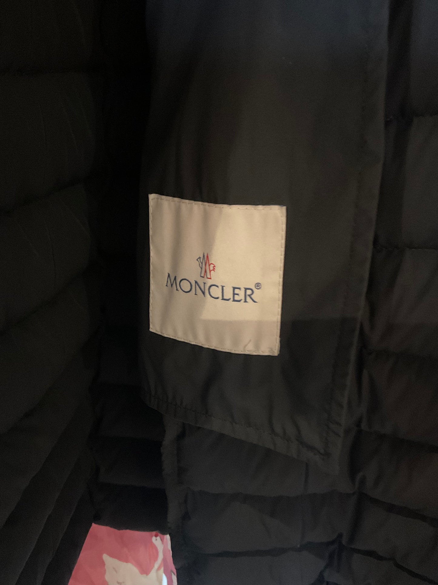 Moncler Black Barge Coat