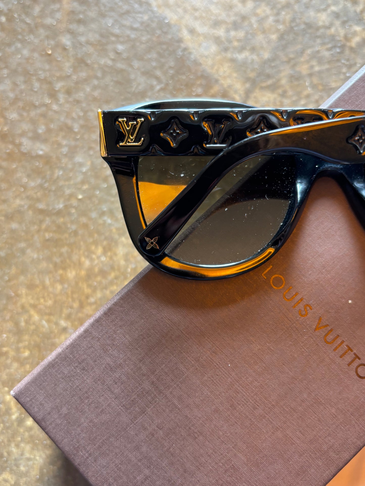 Louis Vuitton Empreinte Round Oversized Sunglasses