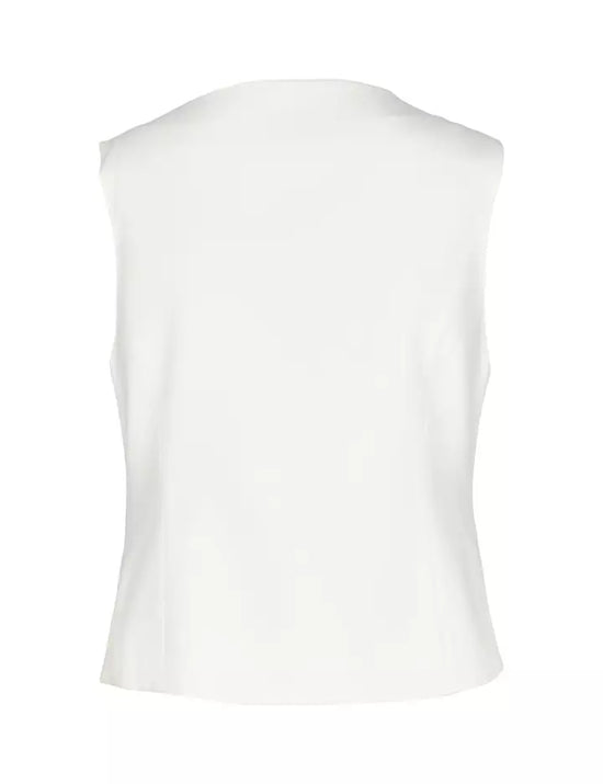 Leveté Room Wesley Waistcoat In White