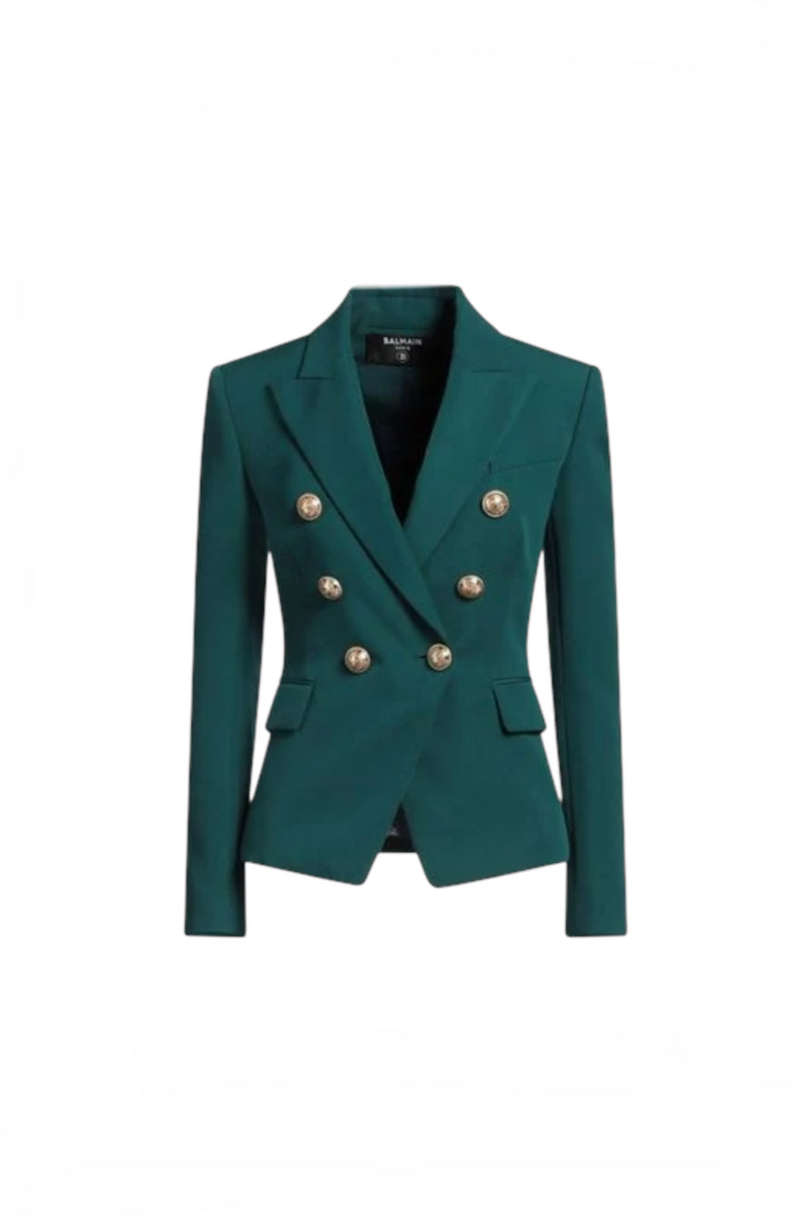 Balmain Dark Green Blazer