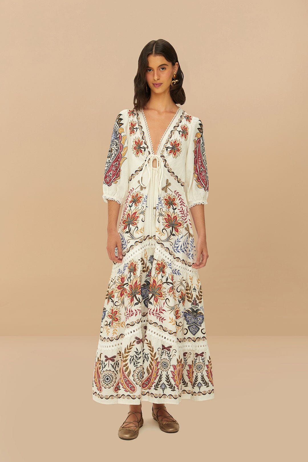 Farm Rio Boho Maxi Dress