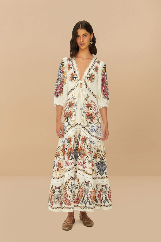 Farm Rio Boho Maxi Dress
