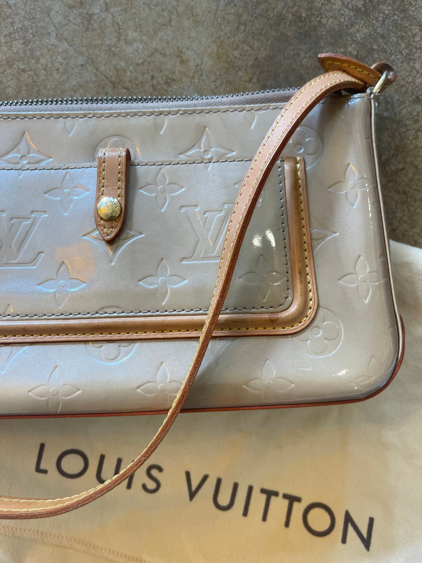 Louis Vuitton Mallory Vernis Bag