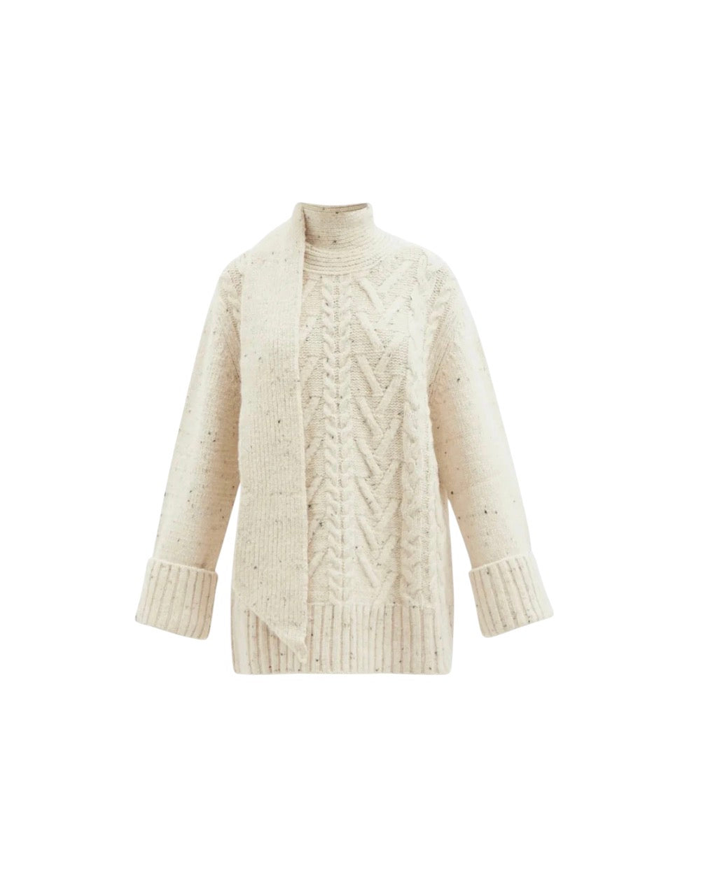 Ganni Cableknit Oversized Sweater