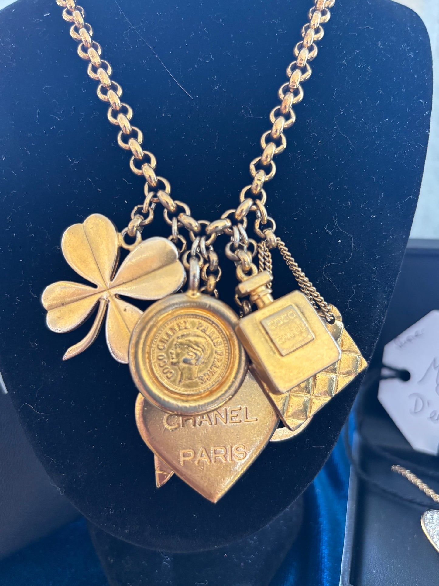 Chanel Vintage Lucky 7 Necklace