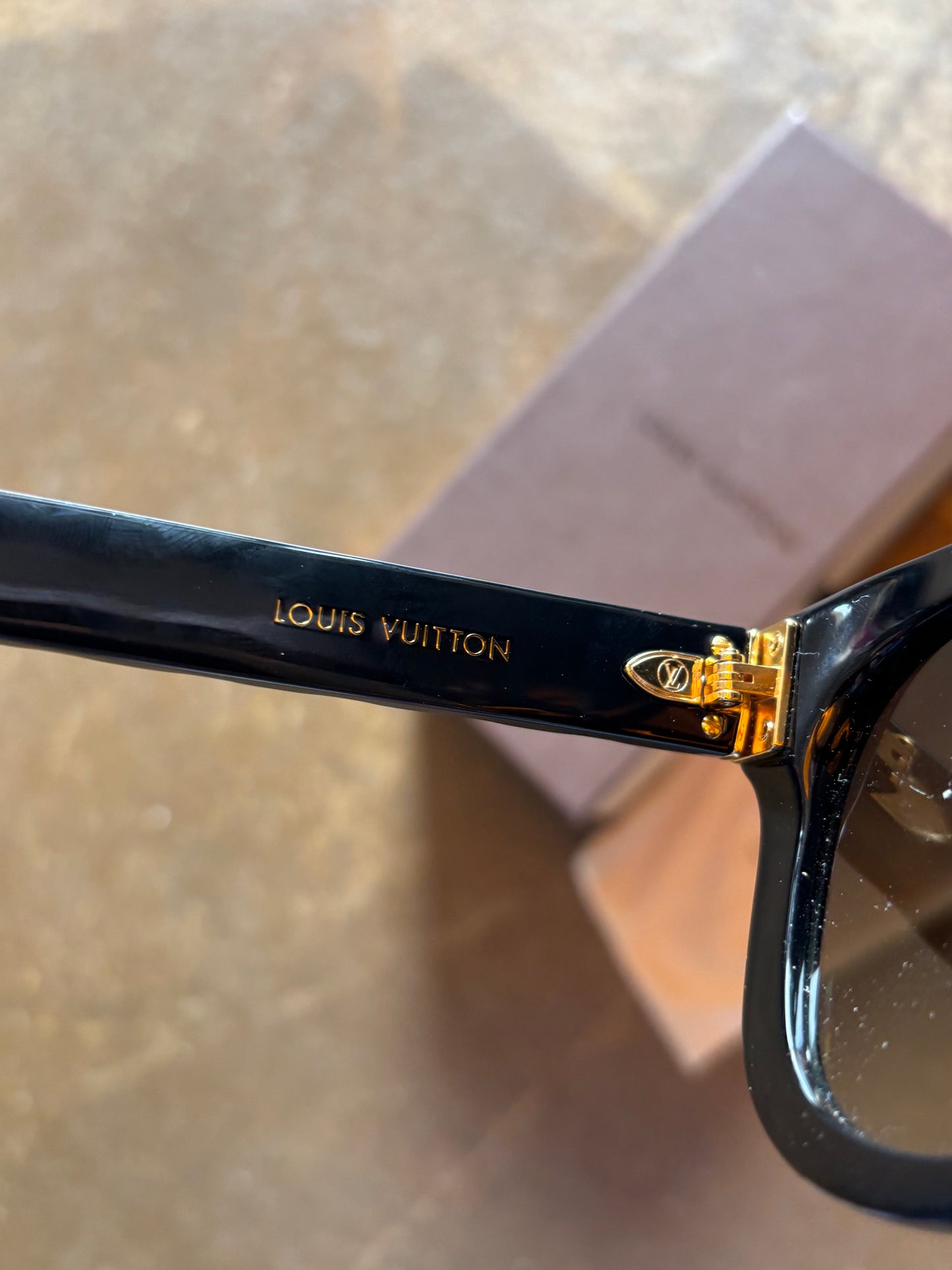 Louis Vuitton Empreinte Round Oversized Sunglasses