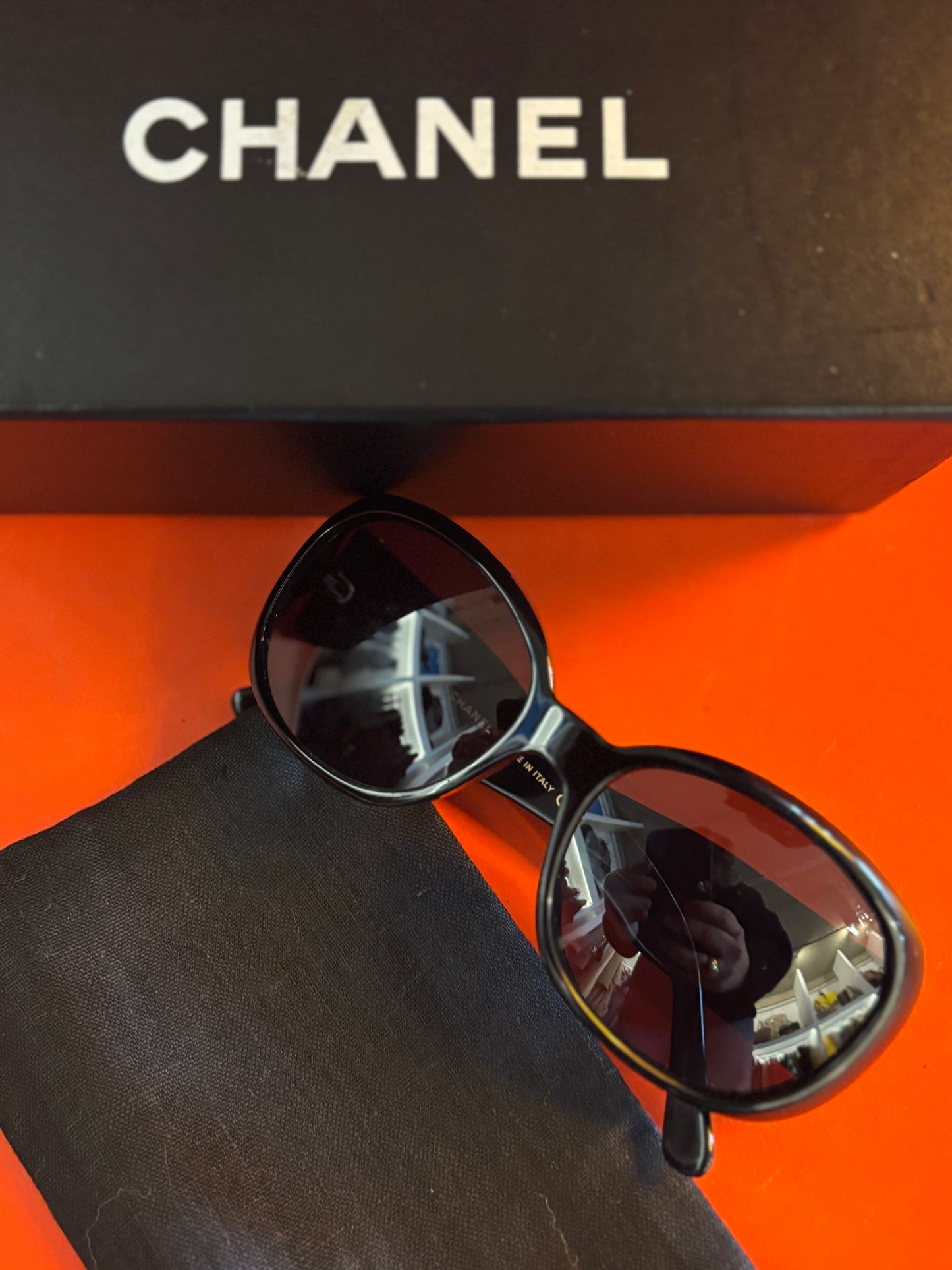 Chanel Camellia Sunglasses