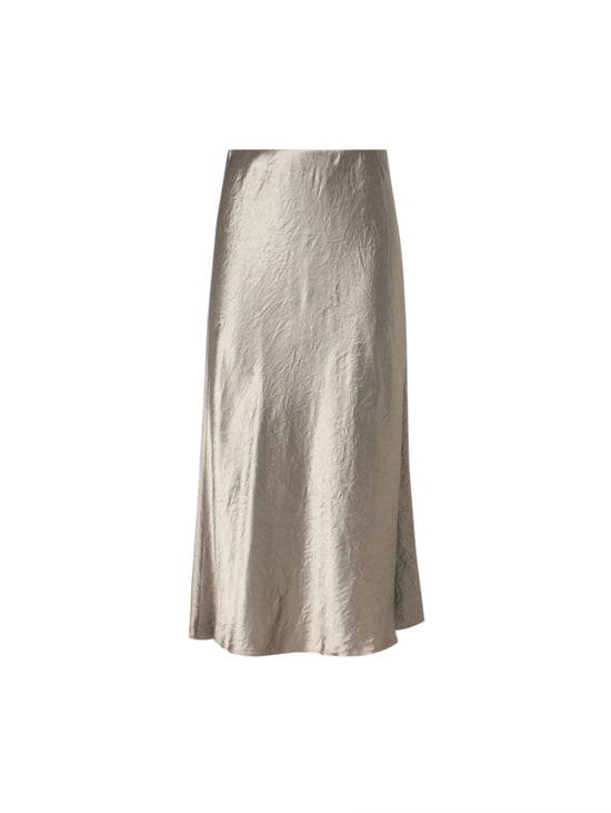 Max Mara Crinkle Metallic Skirt - current season