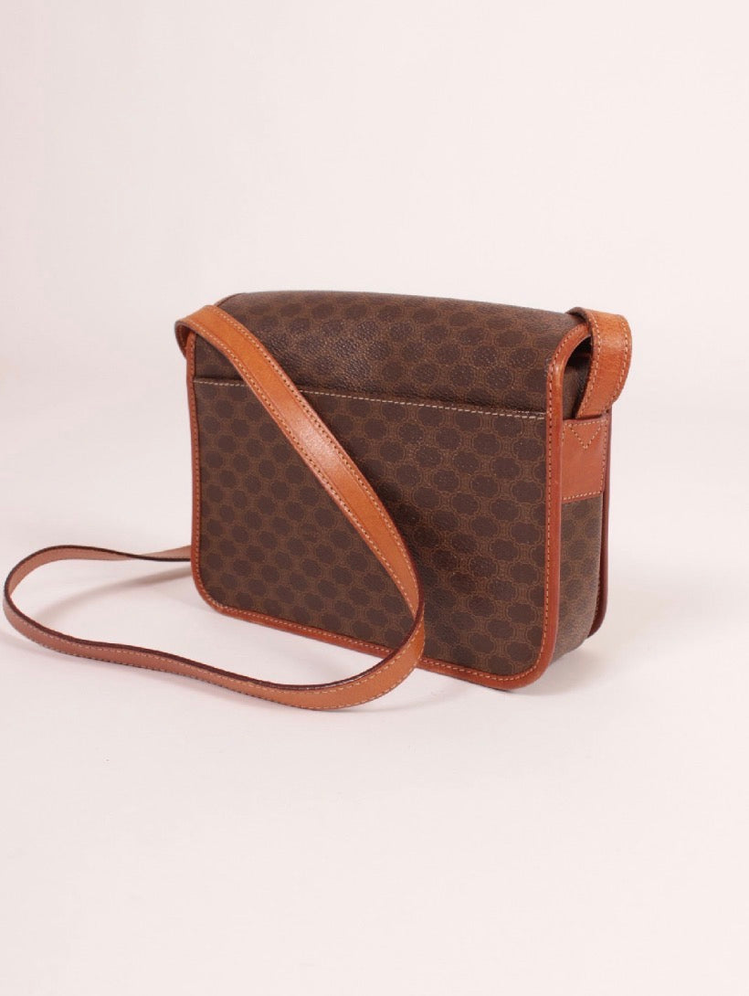 Vintage Celine Macadam Crossbody Bag