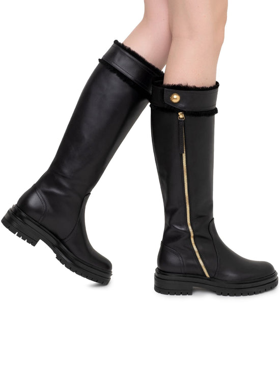 Gianvito Rossi Knee High Leather Boots