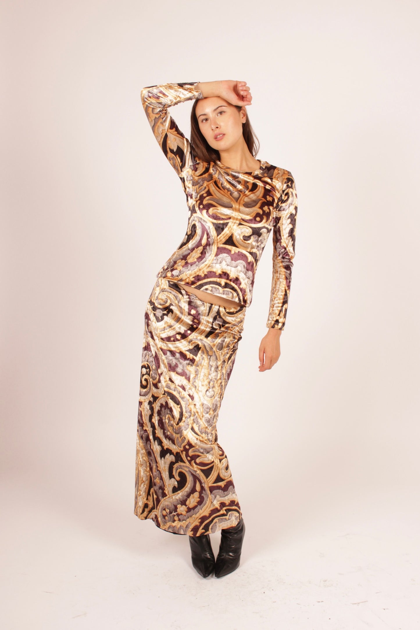 Etro Velvet Paisley Top
