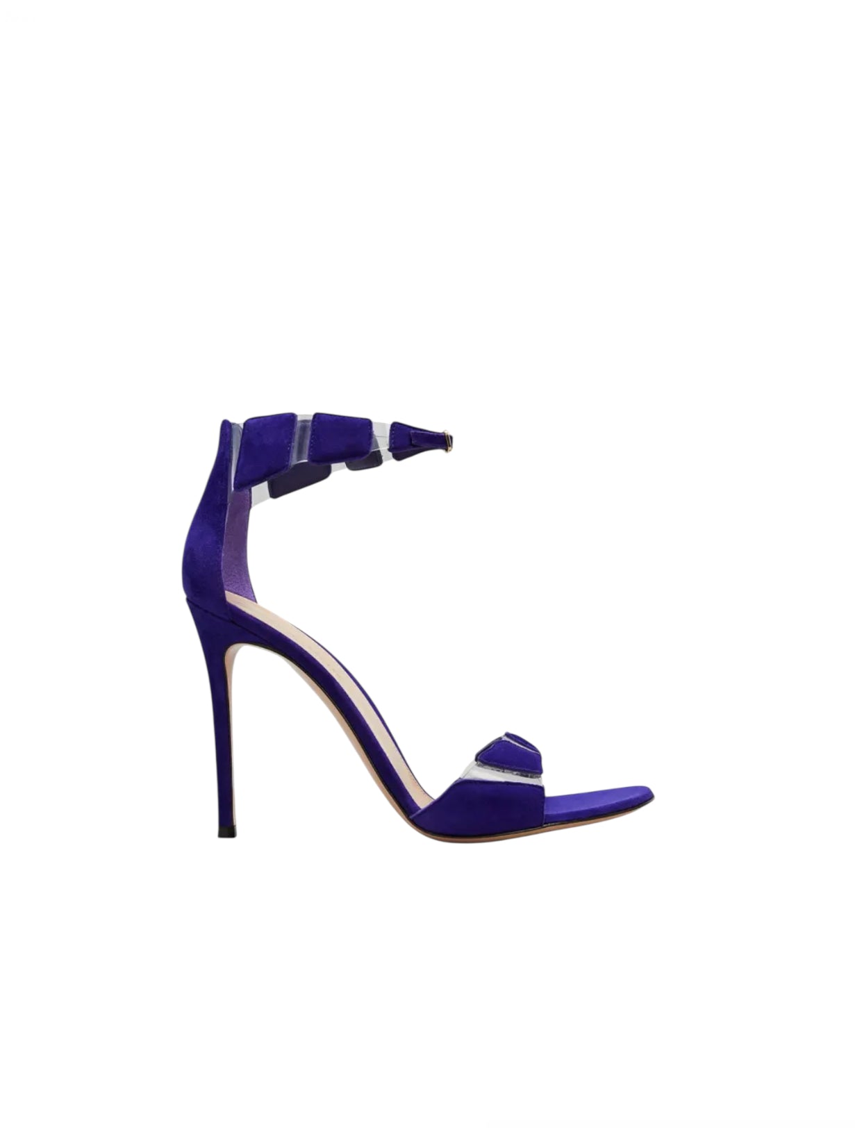 Gianvito Rossi Violet Suede Heels
