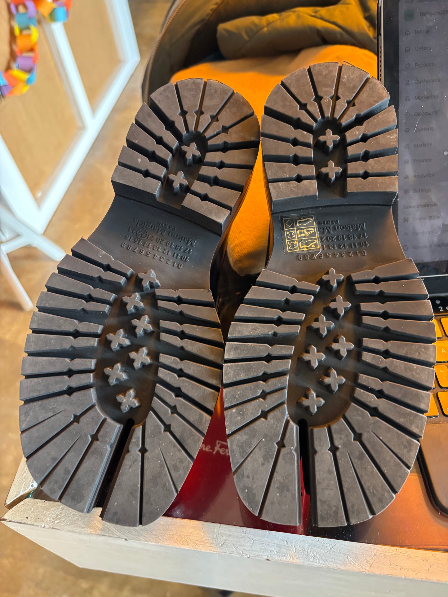 Margiela Tabi Black Loafers