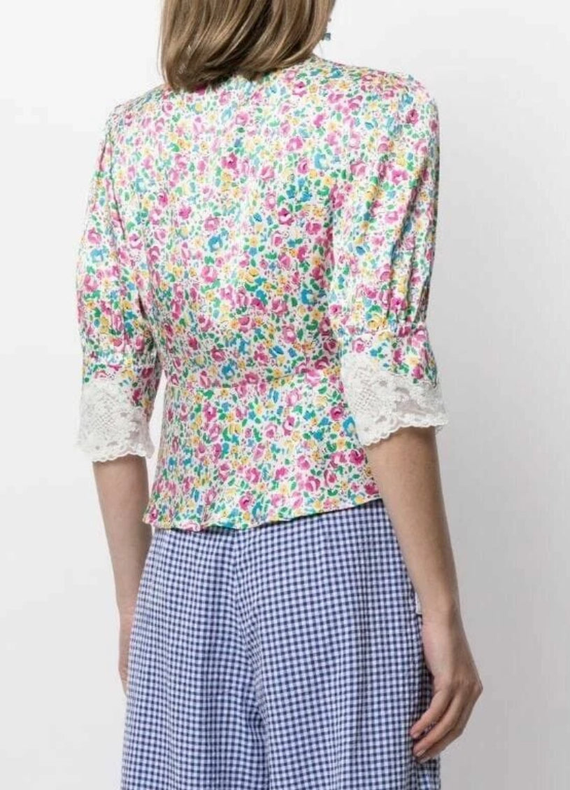 Rixo Floral Blouse
