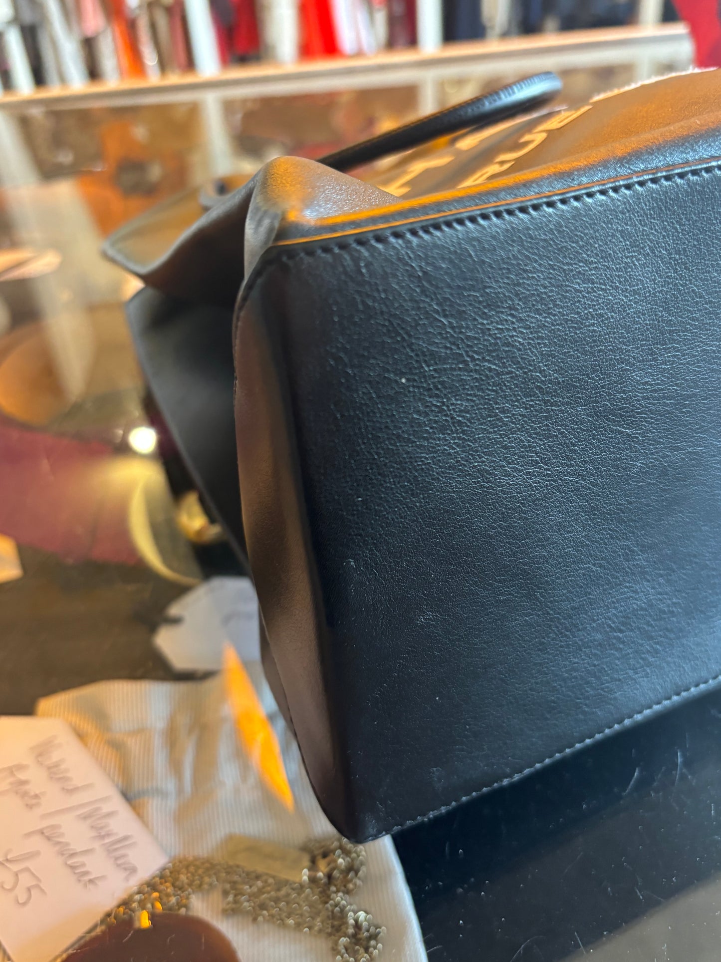 Chanel 2009 Rue Cambon Leather Tote Bag
