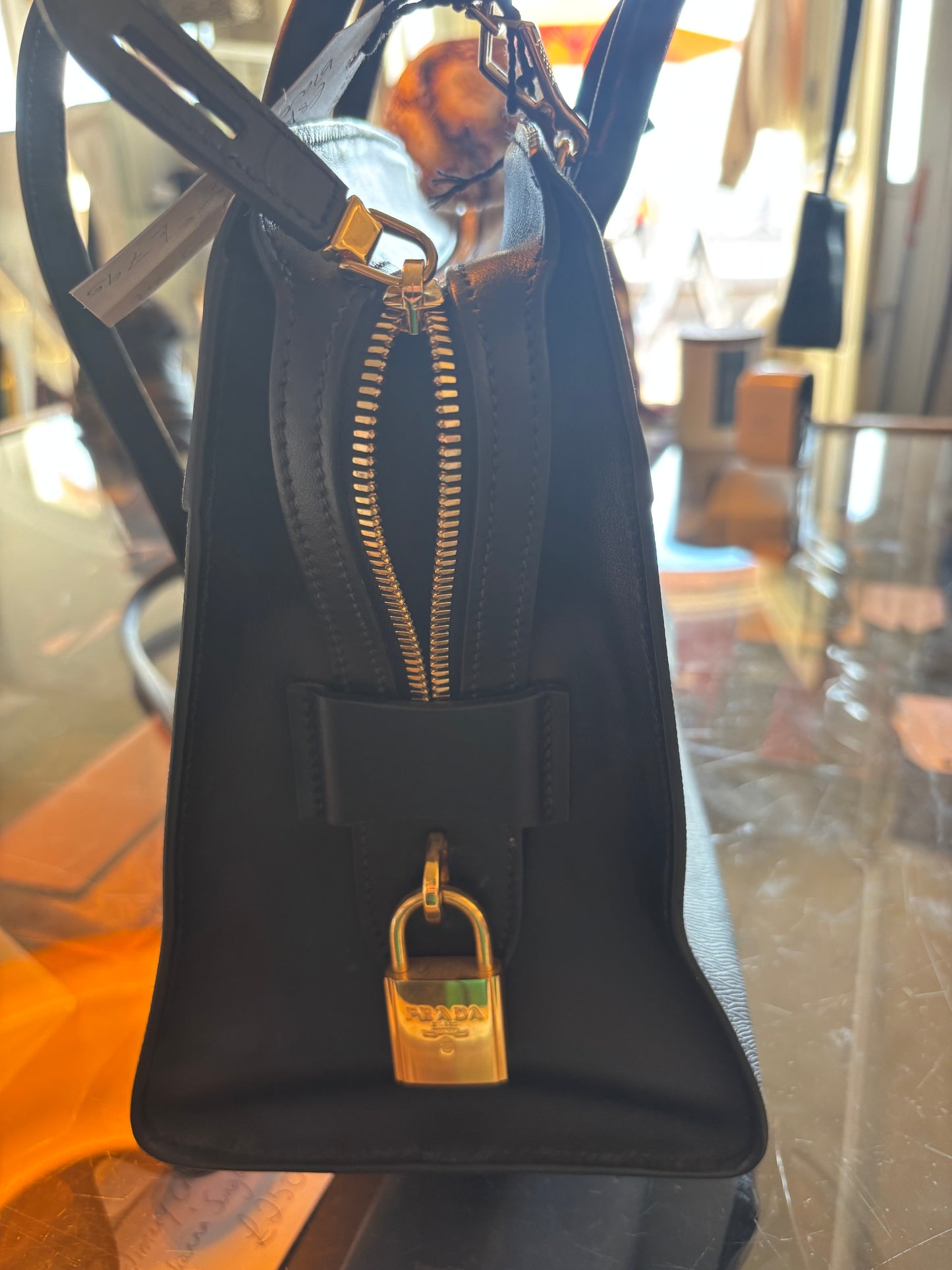 Prada Esplanade Black Tote Bag