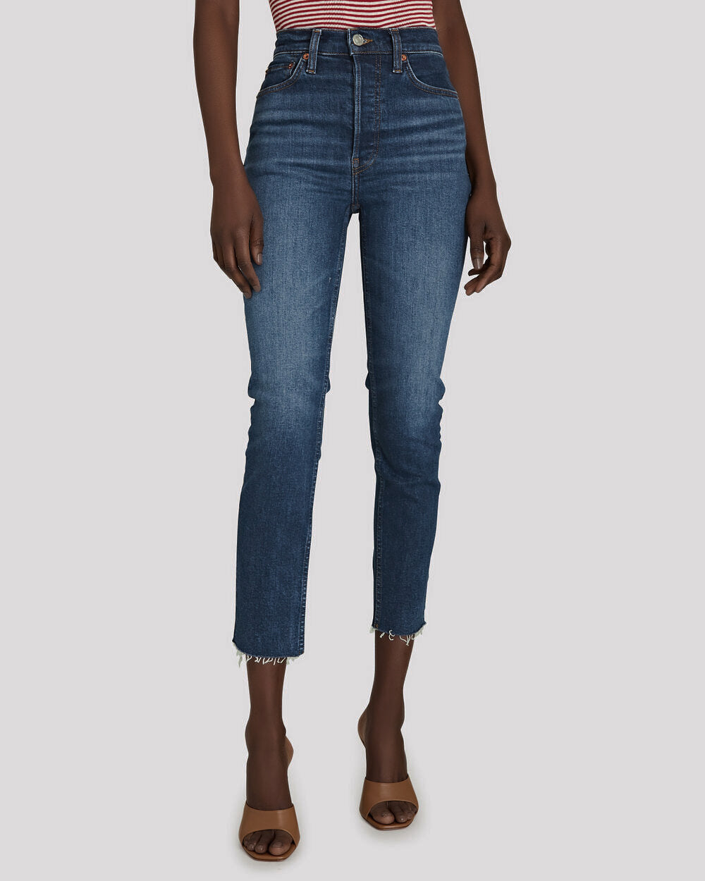 RE/DONE 90s High-Rise Ankle Crop Jeans