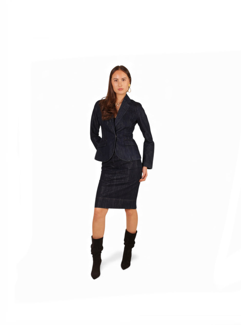 Dior by John Galliano 2007 Denim Shimmer Suit