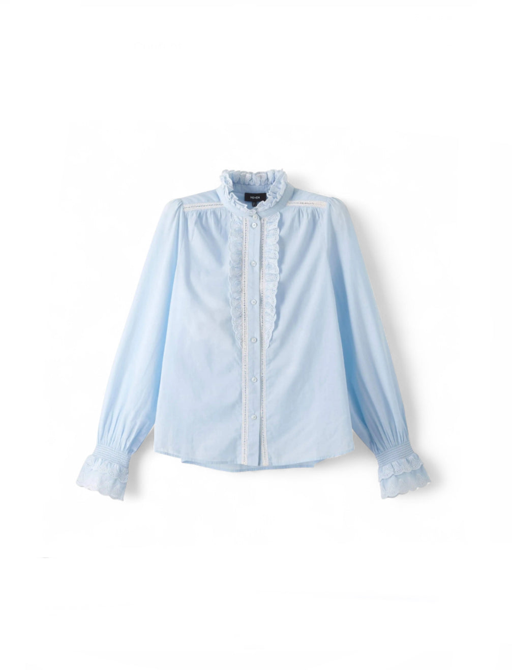 Me+Em Blue Cotton Blouse