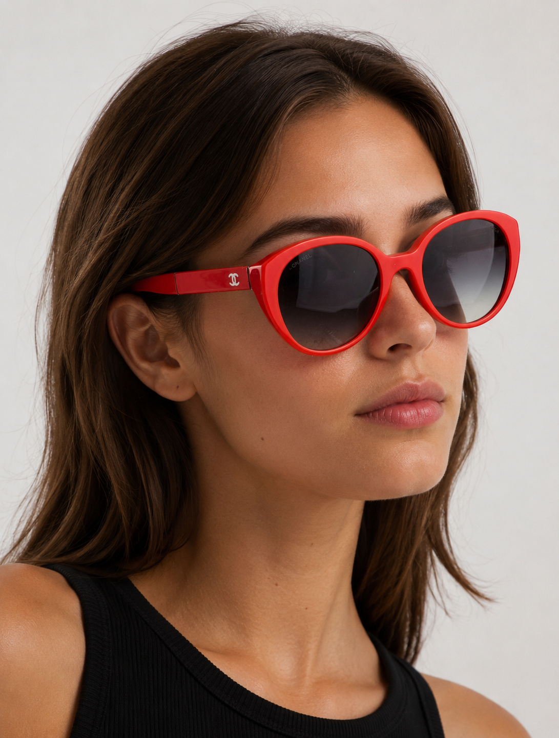 Chanel Orange Sunglasses