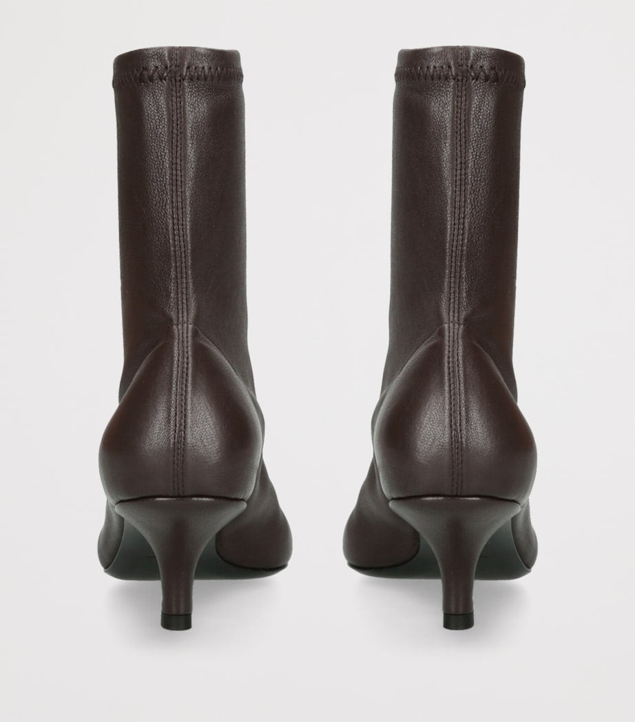 Toteme Brown Stretch Leather Boots