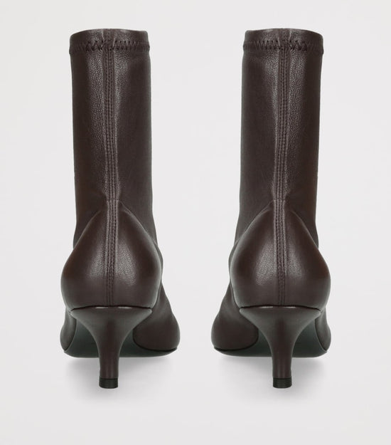 Toteme Brown Stretch Leather Boots
