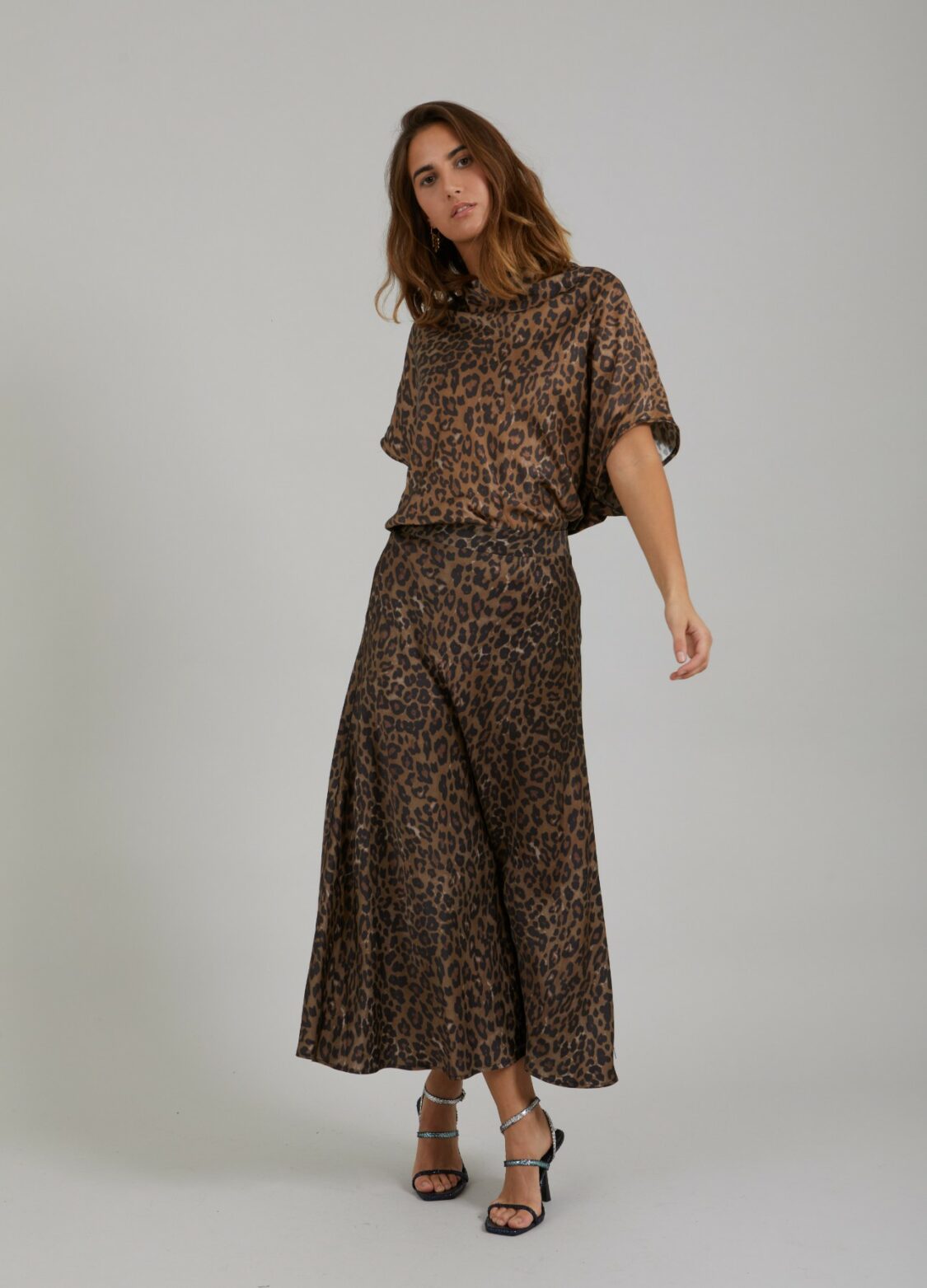 Coster Copenhagen Leopard Print Skirt-NWT