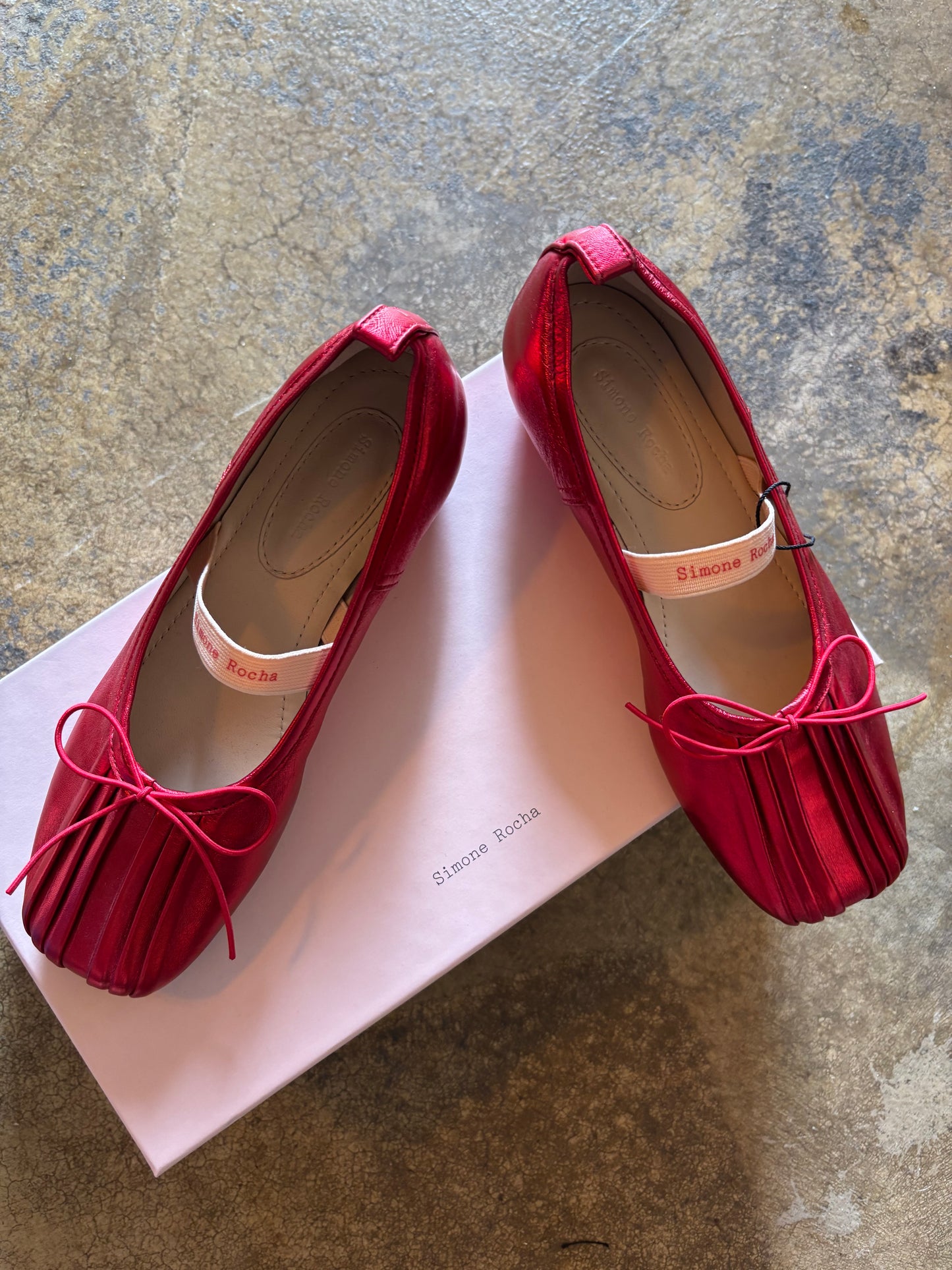 Simone Rocha Metallic Pumps