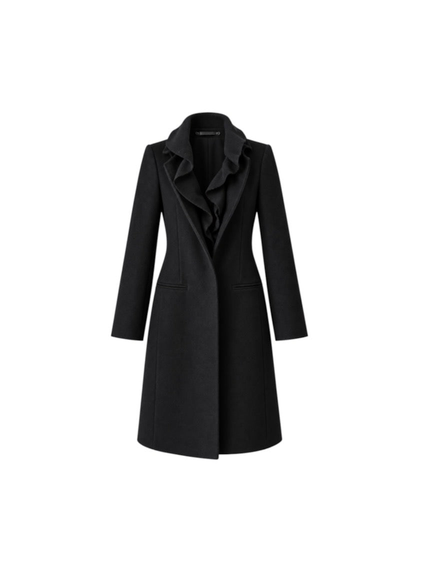 All Saints Mae Ruffle Coat