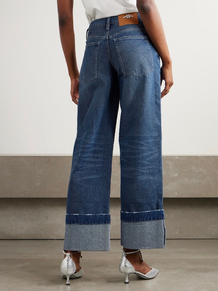 Simone Rocha Distressed Jewel Jeans