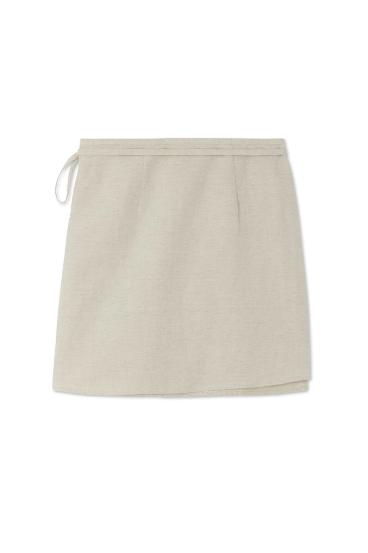 Never Fully Dressed Raffia Wrap Skirt - nwt