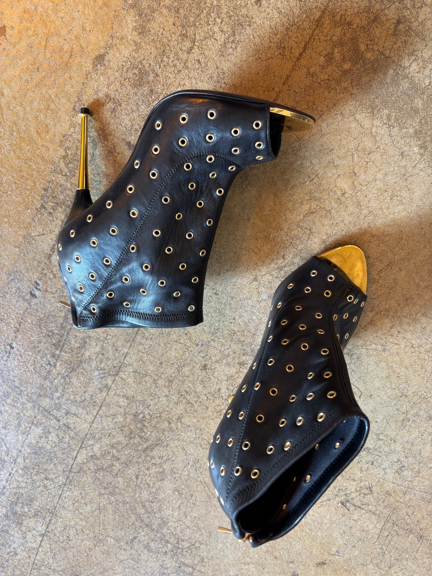 Tom Ford Gold Rivet Heels