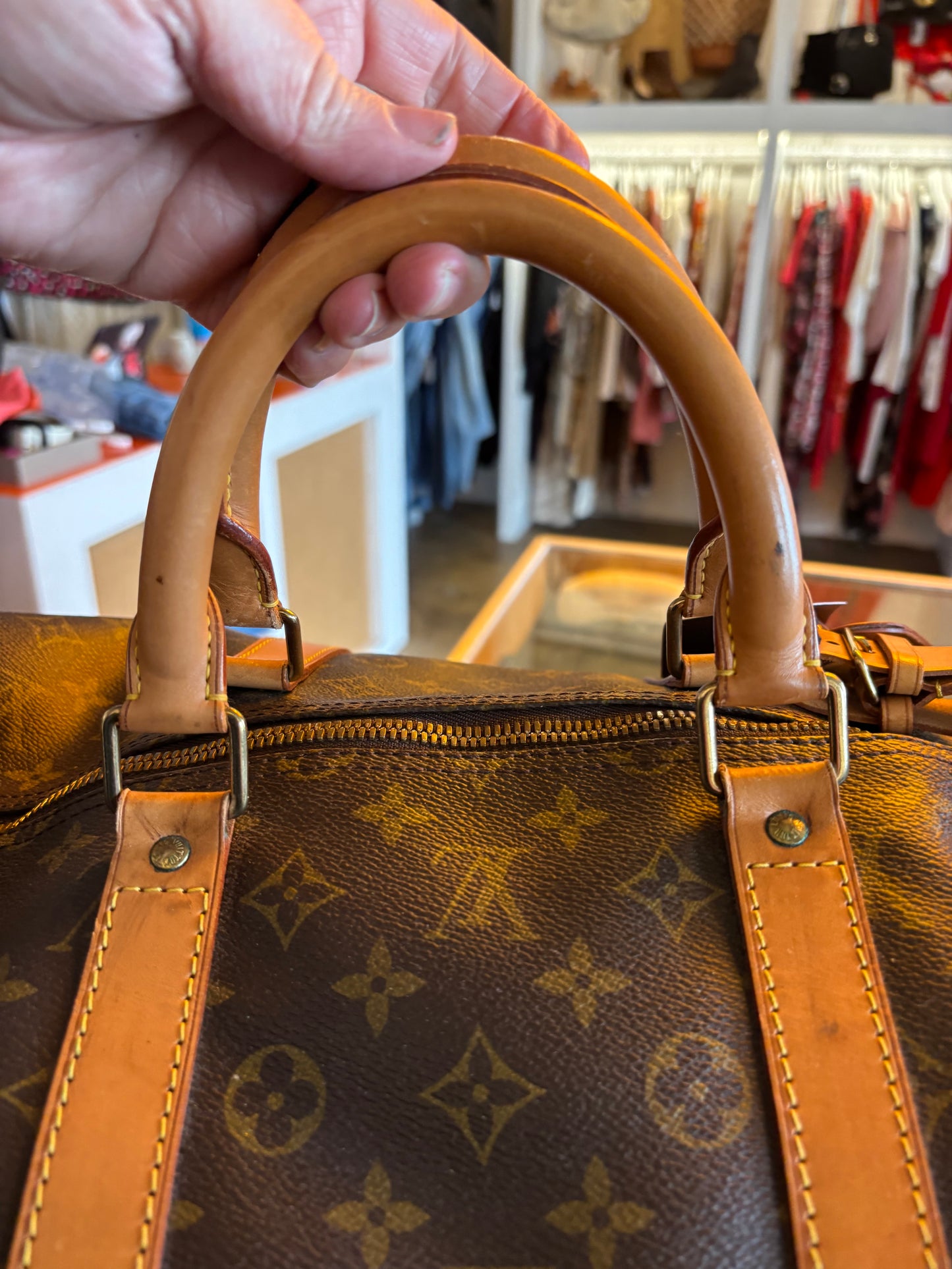 Louis Vuitton Speedy 55 Travel Bag